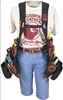 2580LH  SuspendaVest  OxyLights  Package [Left Handed] occidental leather, suspenders, tool belt suspenders,  occidental suspenders