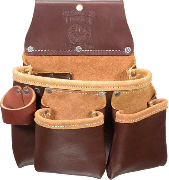 leather tool bag with shoulder strap