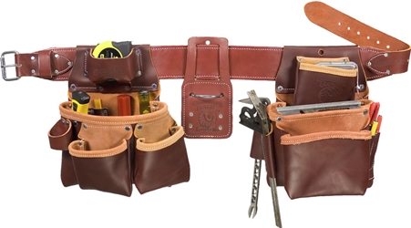 5080DBLH Pro Framer Tool Belt Set [Left Handed] occidental leather, left handed tool belt, leather tool belts, toolbelts, tool belt