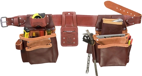5080LH Pro Framer Tool Belt Set [Left Handed]  left handed tool belt system, lefty leather tool belts, toolbelts, tool belt