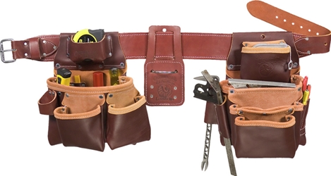 5089LH Seven Bag Framer [Left Handed] occidental leather, tool belt, leather tool belts, toolbelts, tool belt, 5089LH