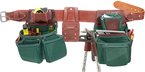 8089LH Oxy Lights  7 Bag Framer Tool Belt system [Left Handed] left hand tool belt, leather tool belts, toolbelts, tool belt, 8089LH