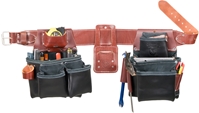 B5080DBLH Pro Framer Toolbelt System (Black Leather) [LEFT HANDED] occidental leather, tool belt, leather tool belts, toolbelts, tool belt, left handed toolbelt