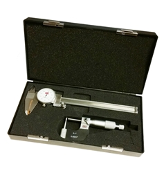 Reloading Kit: Case Neck Micrometer w/ Dial Caliper 
