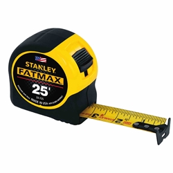 25" Stanley Fatmax Tape Measure tape measure, fatmax, fat max, stanley fatmax